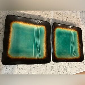 Baum Galaxy Jade Plates Set of 2